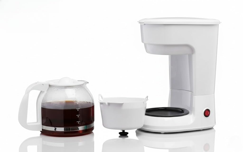 12-Cup Coffee Maker with Non-Drip Carafe, Keep Hot Plate, Black T54720