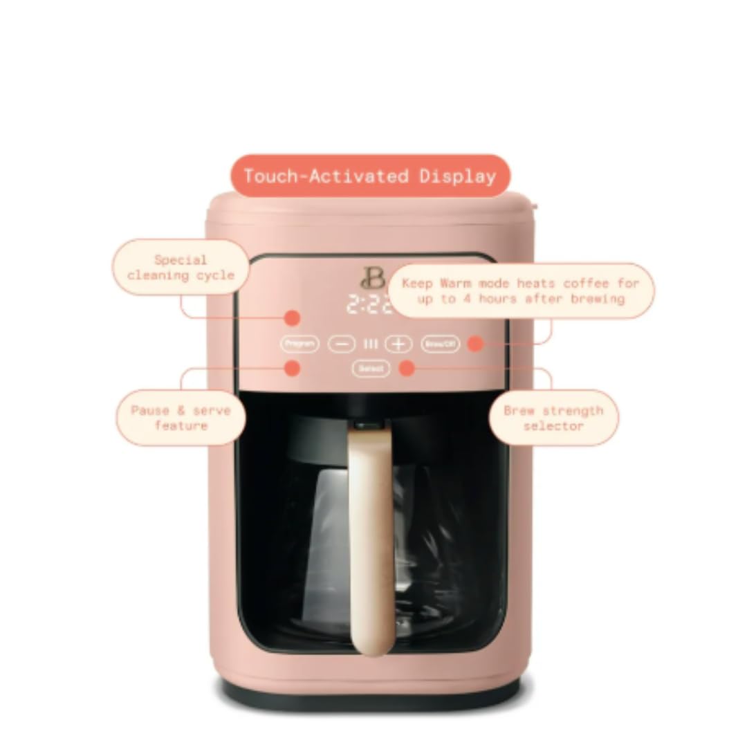 Pink 14-Cup Programmable Coffee Maker R6117