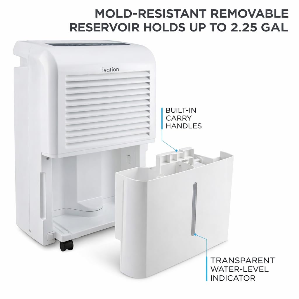 50 Pint Smart Wi-Fi Dehumidifier with Hose K40402