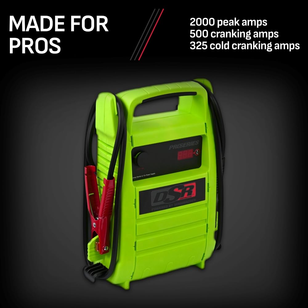Portable 12V Jump Starter & Power Station 2000 Peak Amps B1173