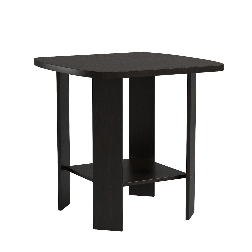 Set of 2 Espresso 2-Tier Side Table H13411