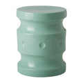 Light Teal Round Ceramic Garden Stool B8301