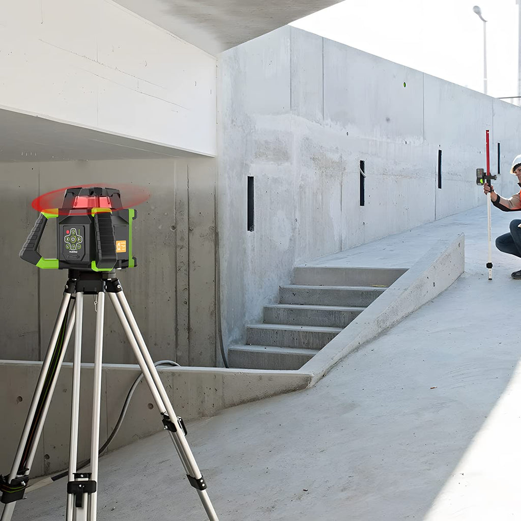 Red Self-Leveling Rotary Laser Level Kit E77314