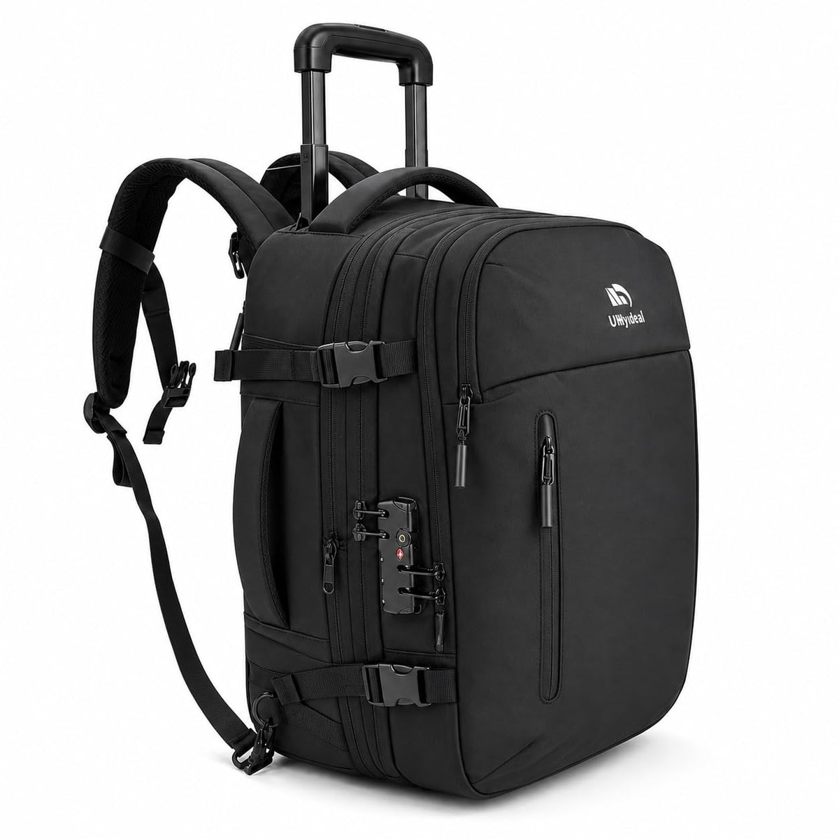 Rolling Backpack Travel with Lock USB C Port O72845