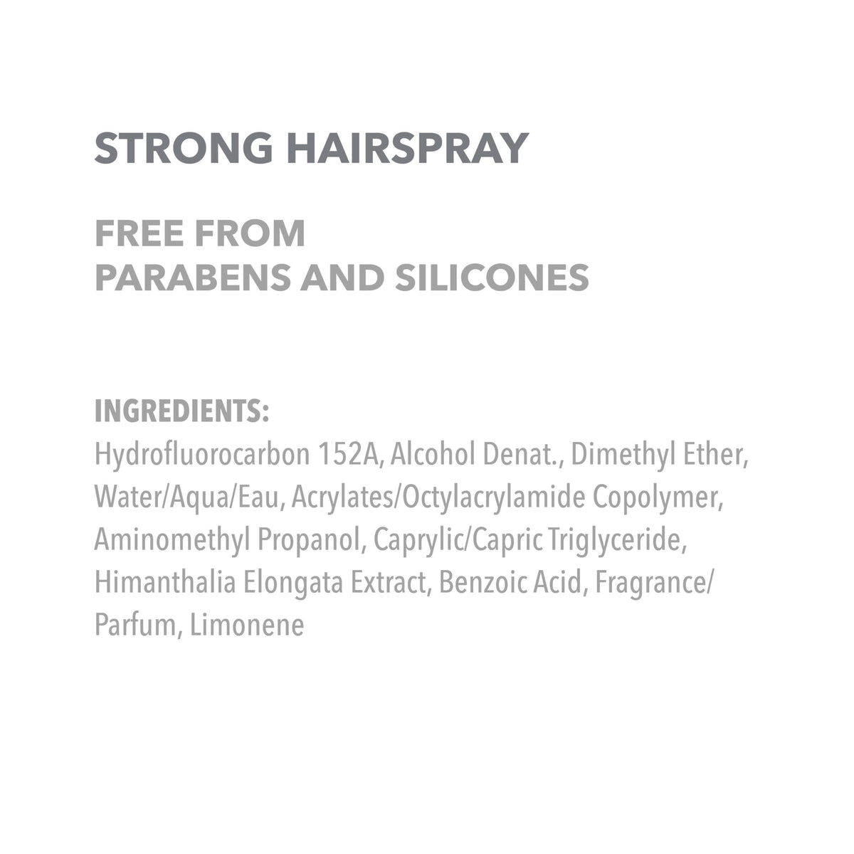 Strong Hairspray 8.1oz W9373