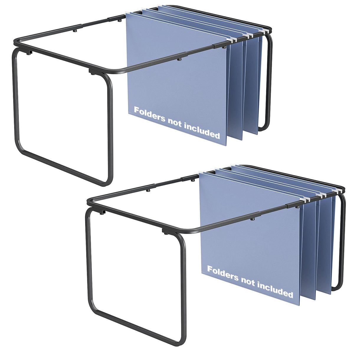 2 Set Adjustable Hanging File Folder Frame Y7470