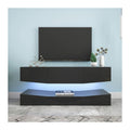 Black Floating TV Stand with 3 Drawers X131622