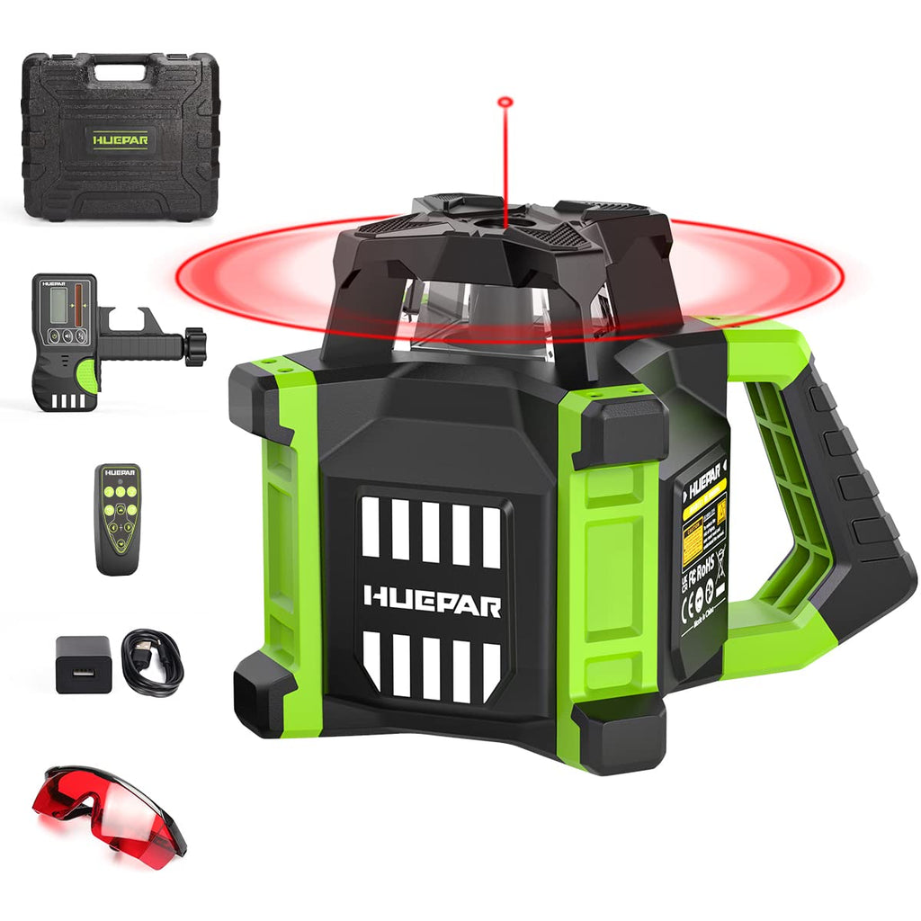 Red Self-Leveling Rotary Laser Level Kit E77314