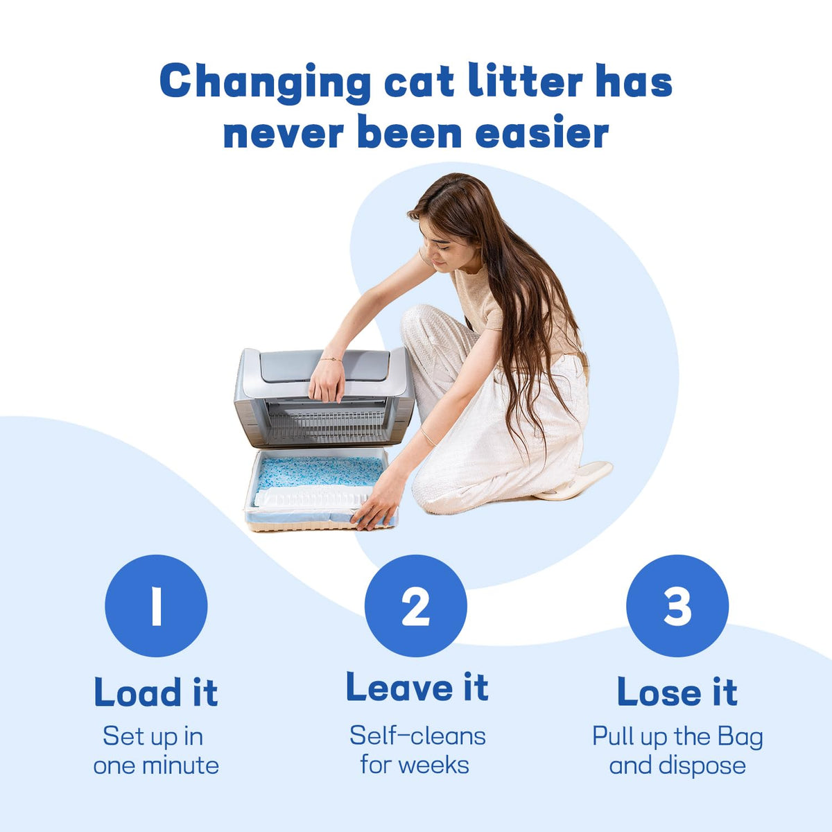 Crystal Cat Litter and Disposable Litter Trays 5 Sets K42484