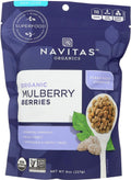 Organic Sun-Dried White Mulberries 8 oz Pack of 6 W355893