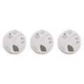 Hardwired Smoke and Carbon Monoxide Detector with Battery Backup, 3-Pack W51616