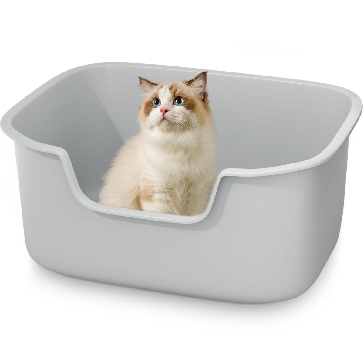 Large High Sides Cat Litter Box I282