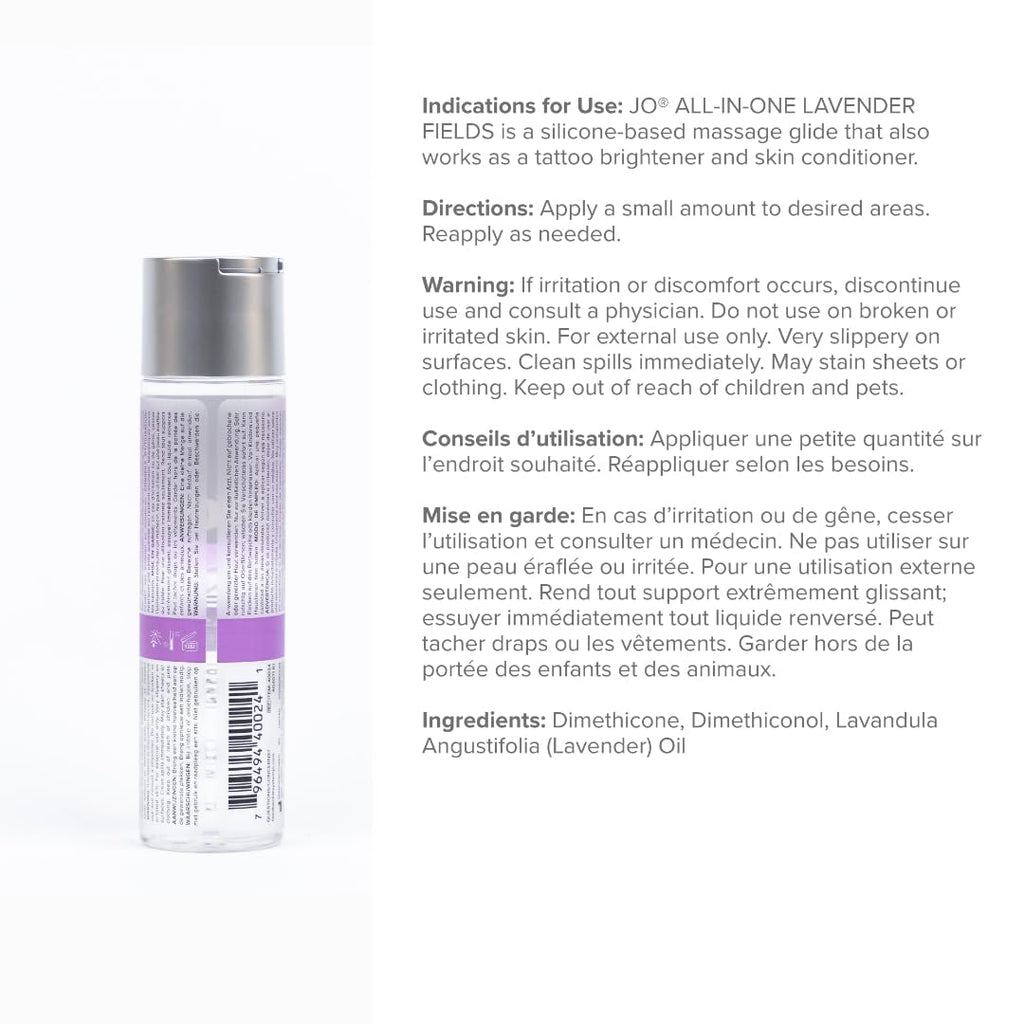 Fragrance Free Silicone Massage Oil 4 fl oz I87767