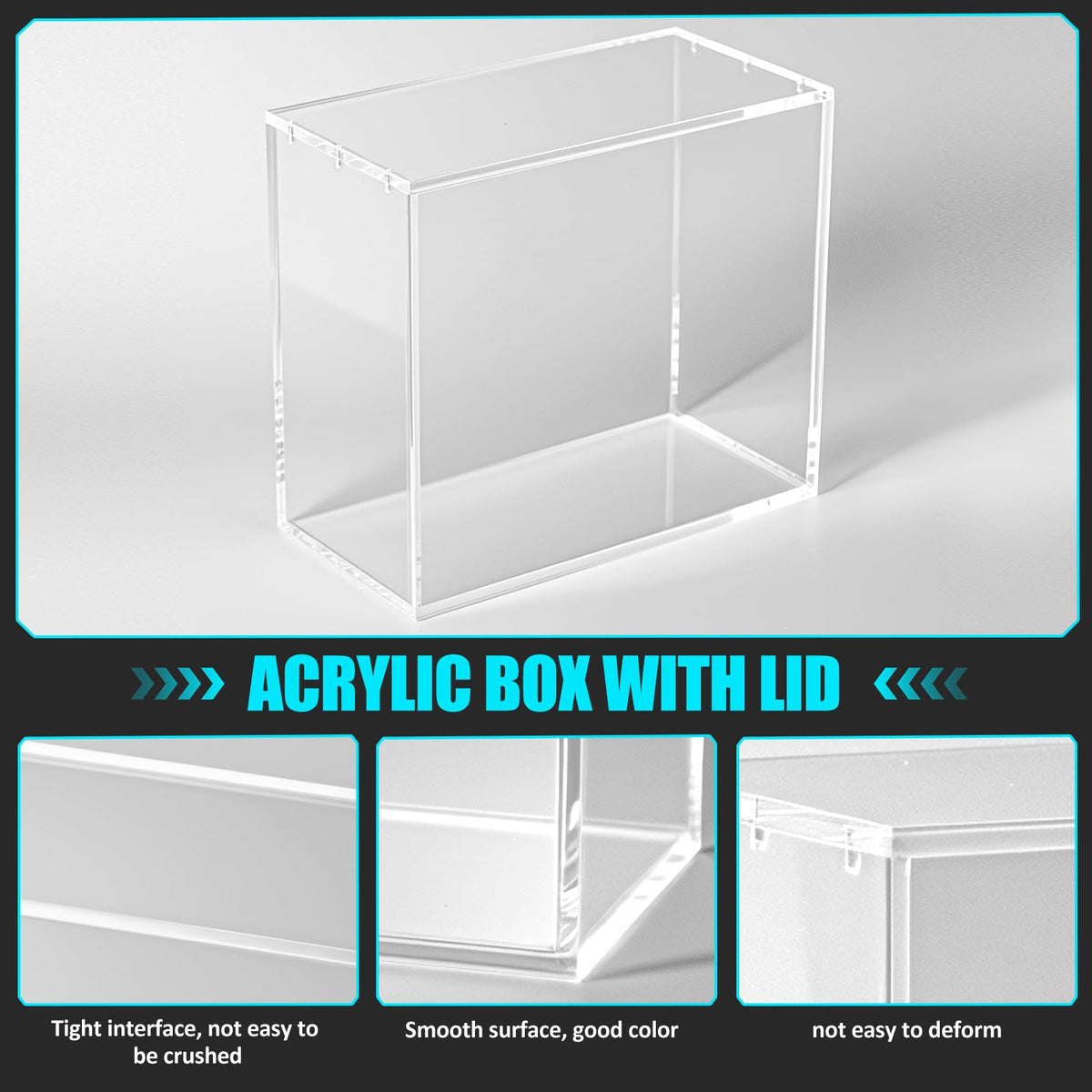 8mm+5mm Ultra Thick Stackable Acrylic Protector with Strong Magnets G111