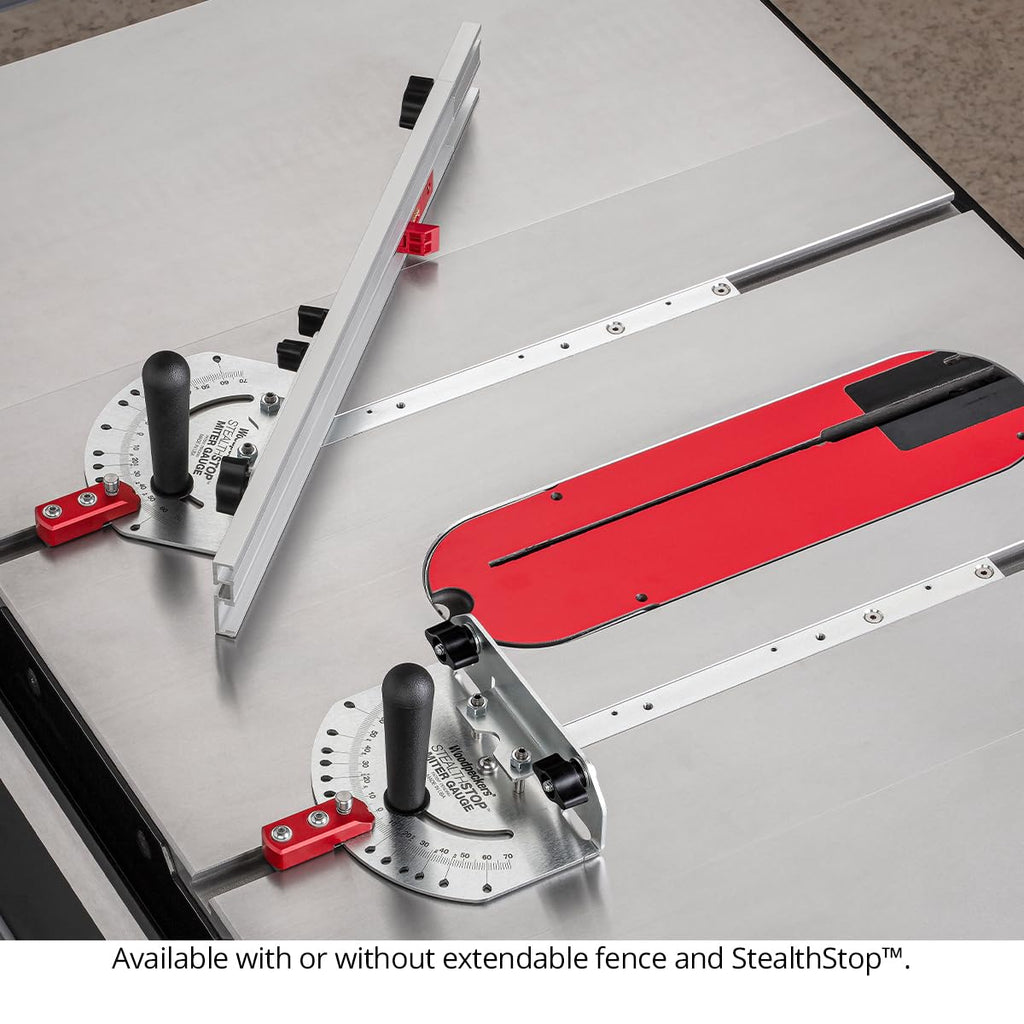 Universal Table Saw Miter Gauge with Extendable Fence S407