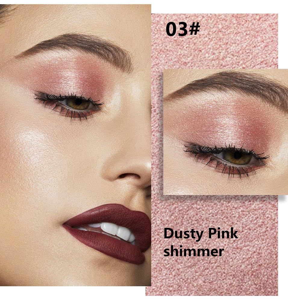 Dusty Pink Champagne Single Eyeshadow Palette P6627