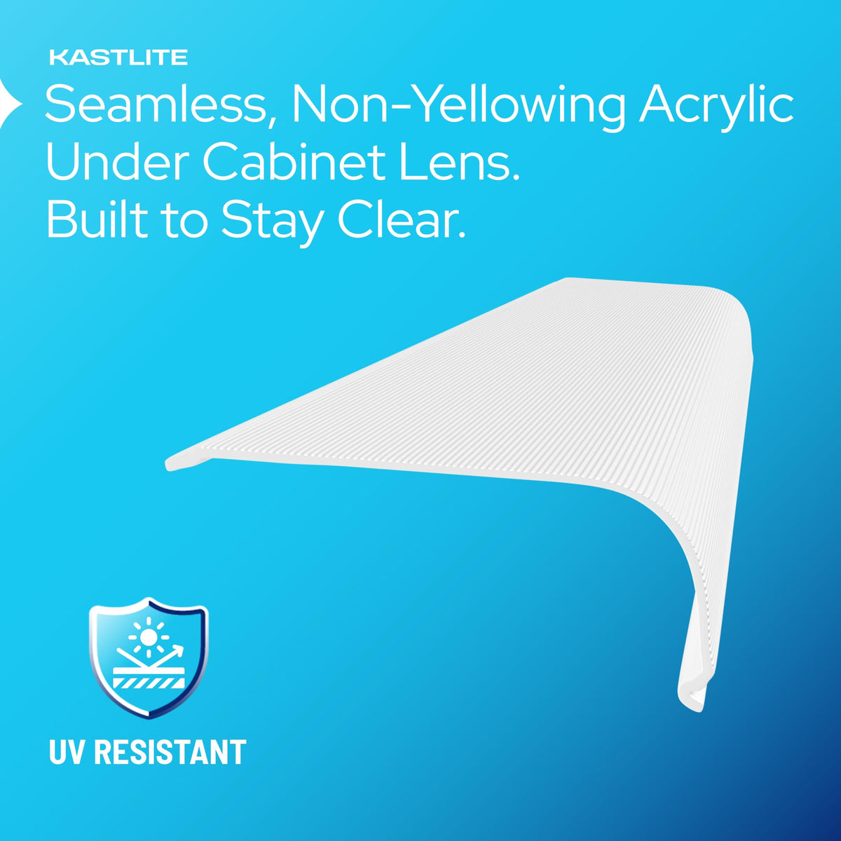 White Acrylic Lens Cover Replacement, 24" L K8356