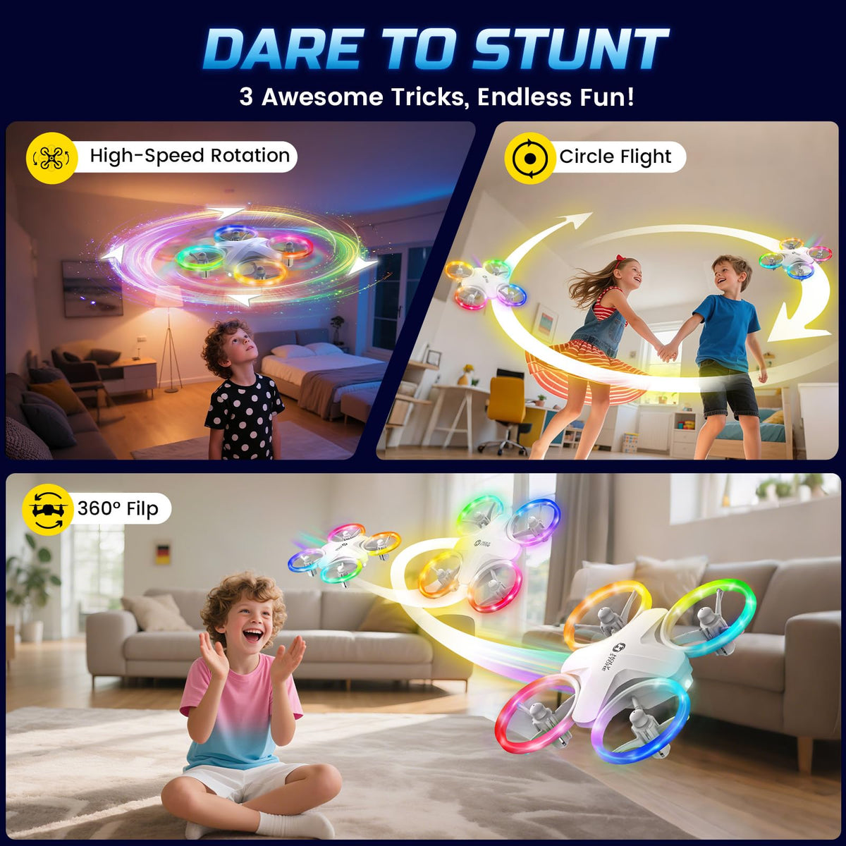 Drone with 3 Batteries I7482