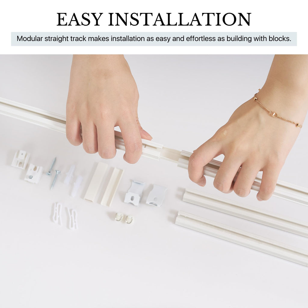 Room Divider Curtain Set with Ceiling Track U6025
