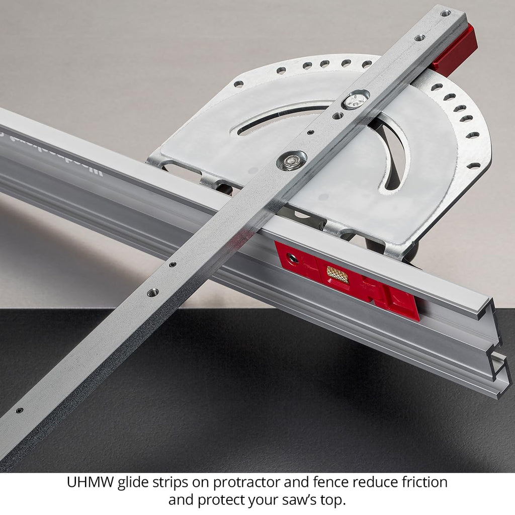 Universal Table Saw Miter Gauge with Extendable Fence S407