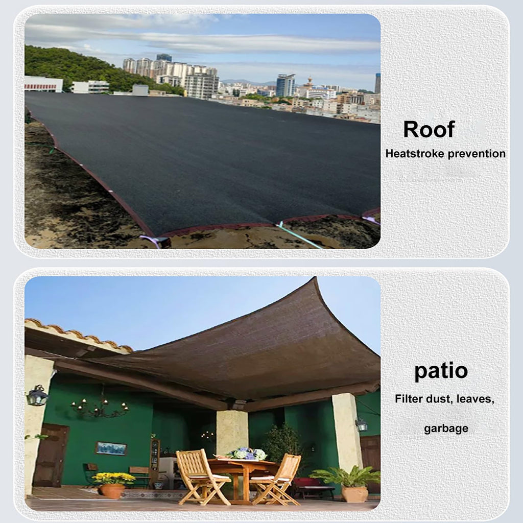 80-90% UV Protection Shade Cloth with Grommets 8x8m N579
