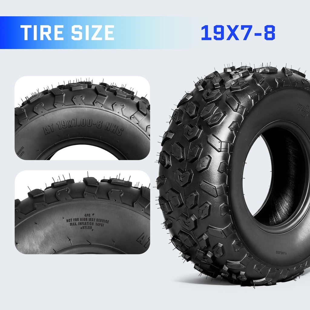 Set of 4 ATV/UTV Tires 19x7-8 S71951