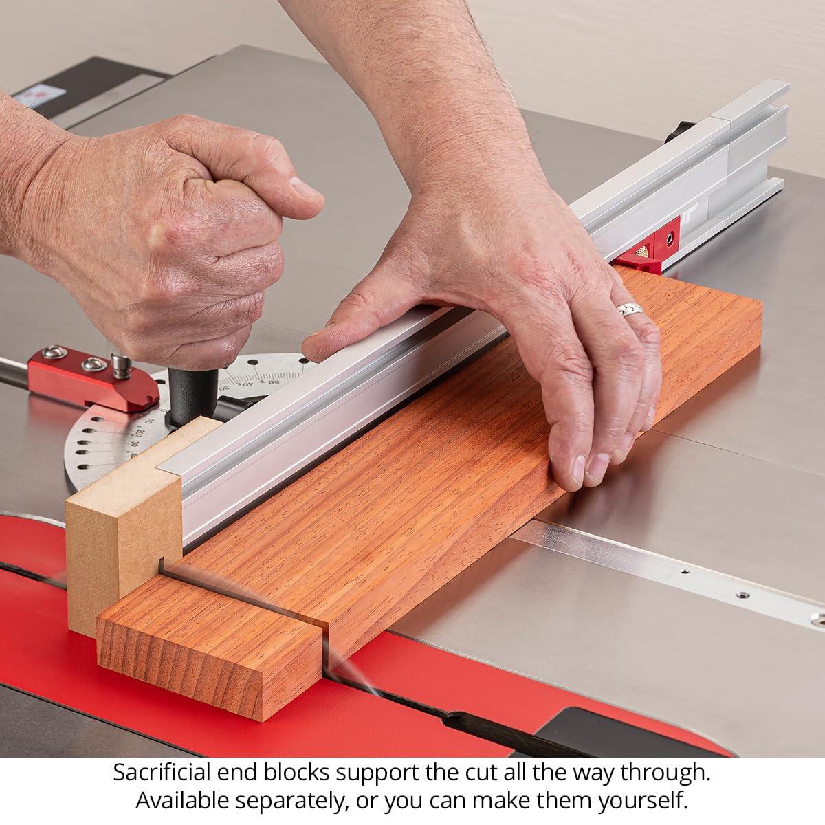 Universal Table Saw Miter Gauge with Extendable Fence S407