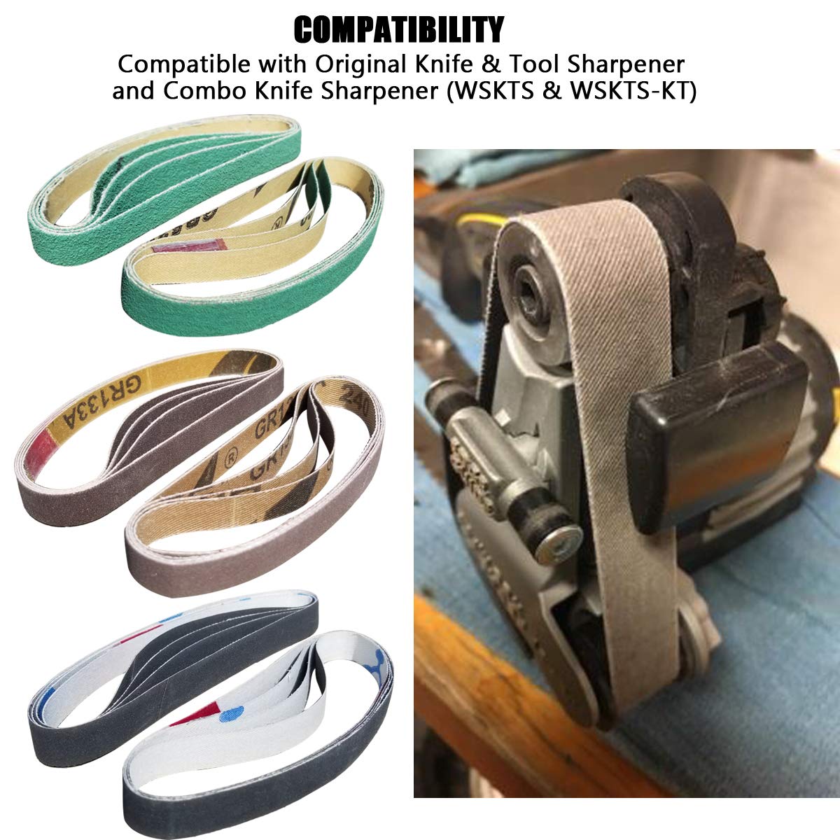 24 Pcs 1/2" x 12" Replacement Belt Kit Z348