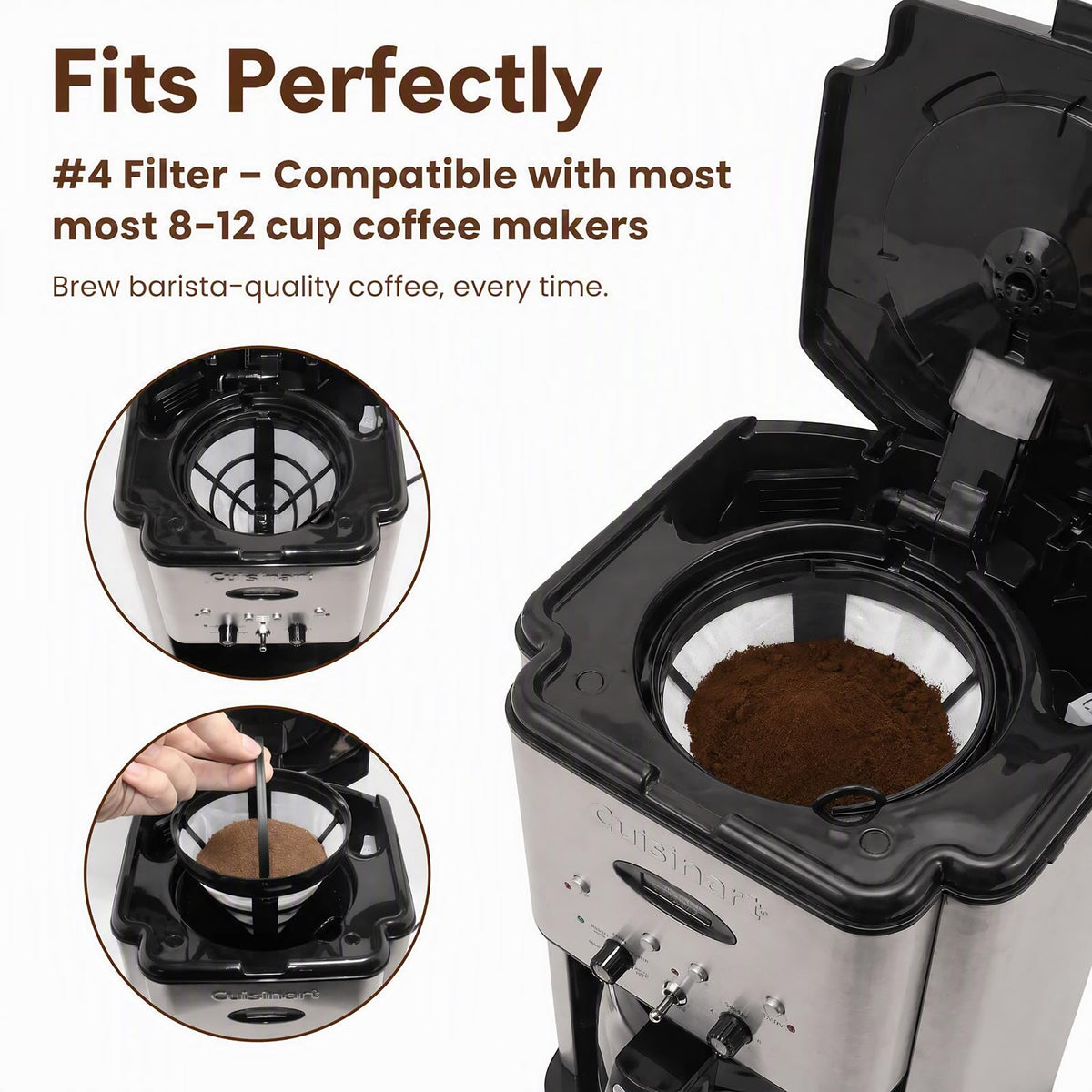 #4 Cone Reusable Coffee Filter 2-Pack H212136
