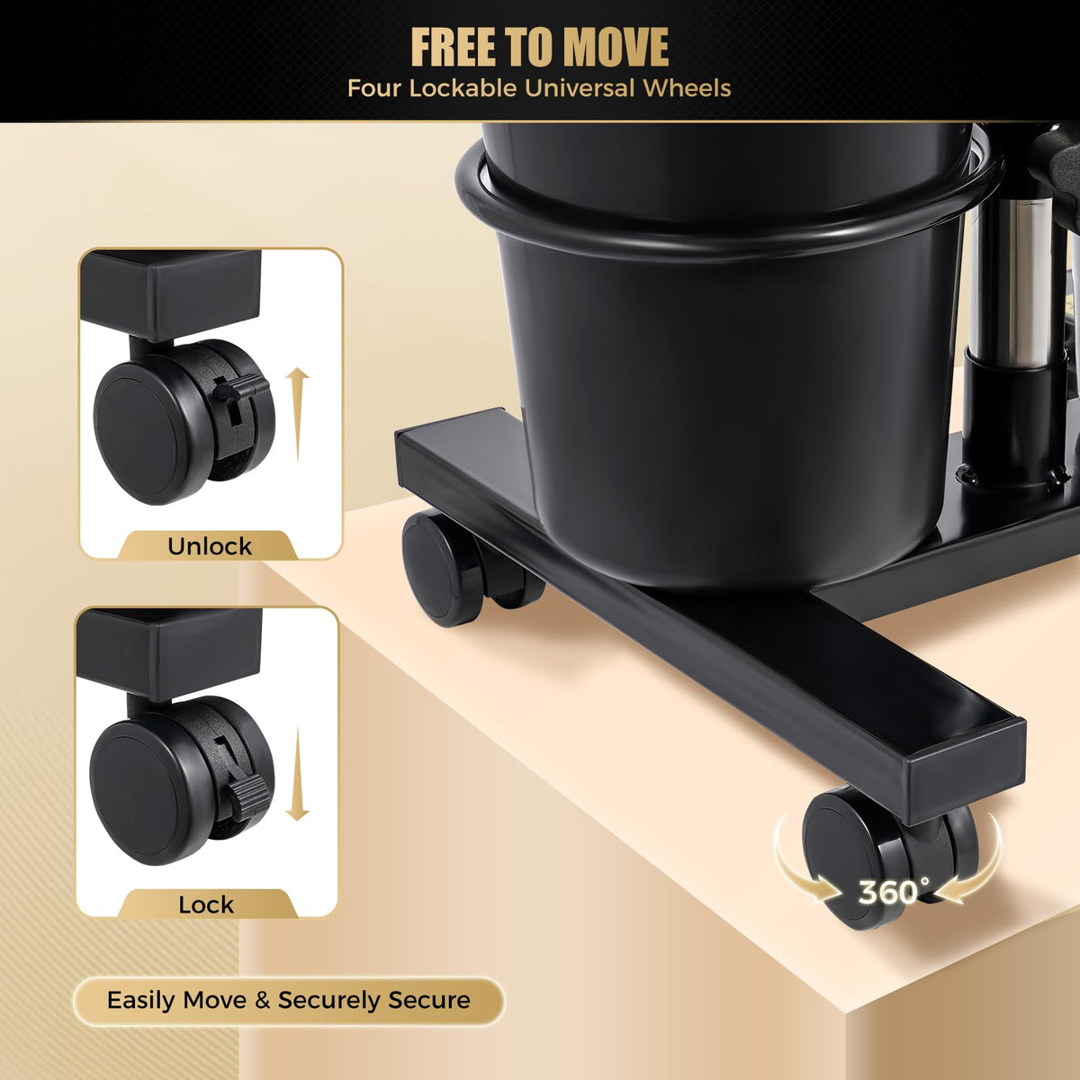 Portable Shampoo Basin with 2 Buckets, Height Adjustable T6742