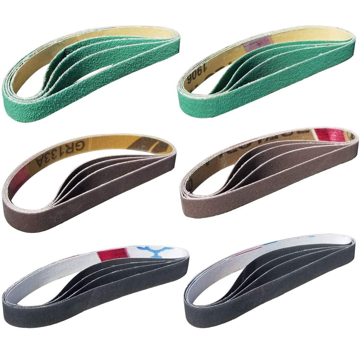 24 Pcs 1/2" x 12" Replacement Belt Kit Z348