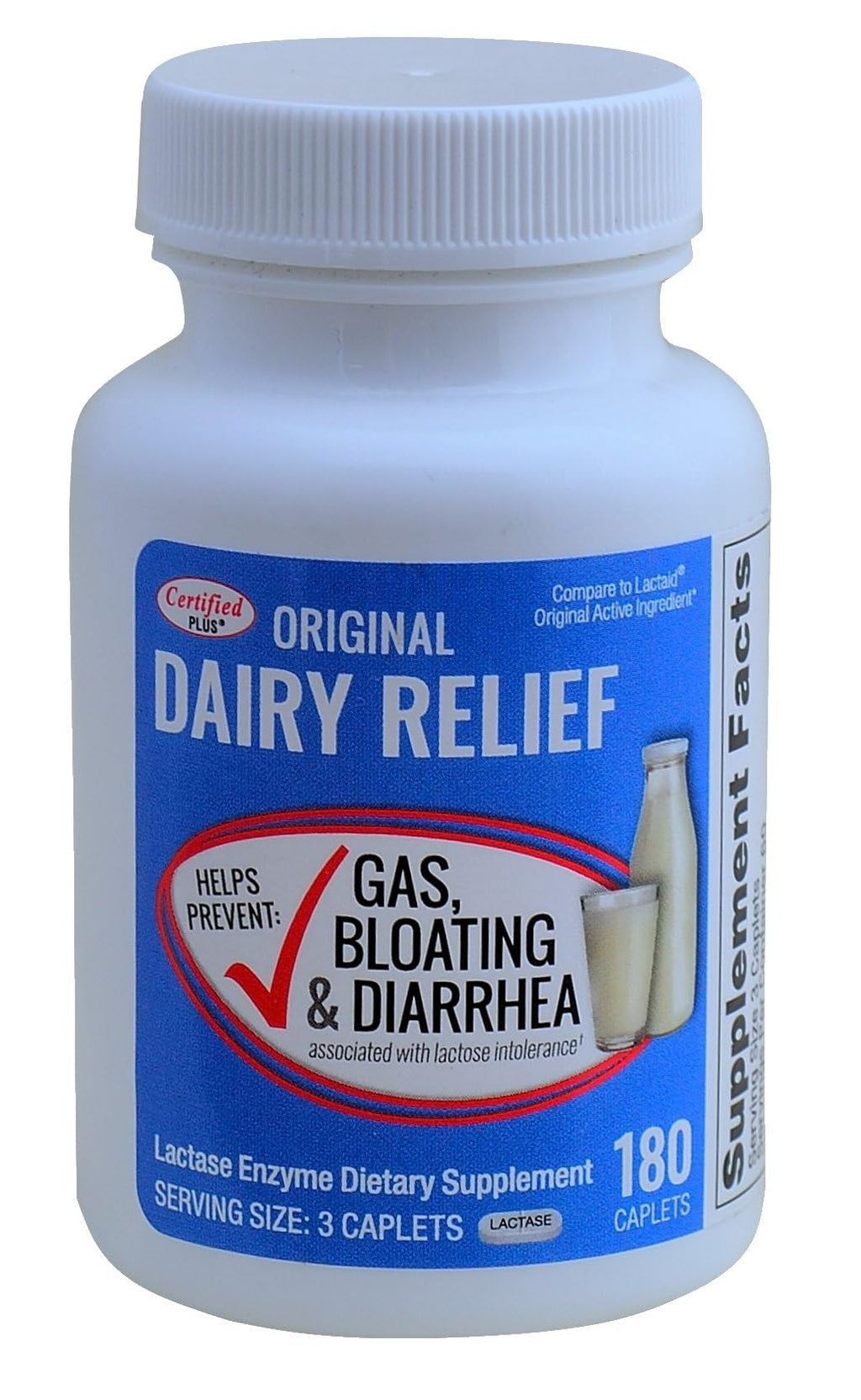 Lactase Enzyme 180 Caplets Y4023