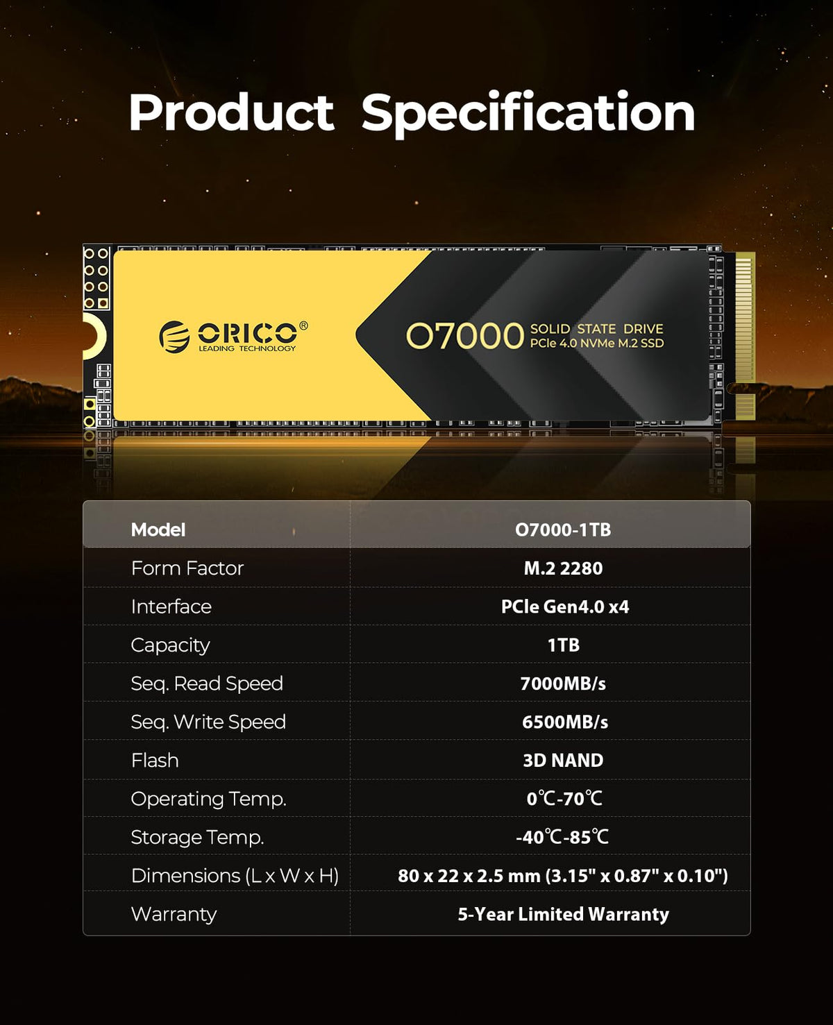 1TB NVMe PCIe 4.0 M.2 2280 Internal Solid State Drive H615055