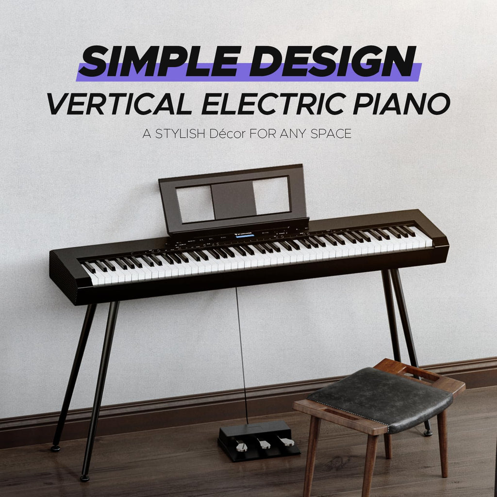 88 Key Full-Weighted Digital Piano with Triple Pedal T726661