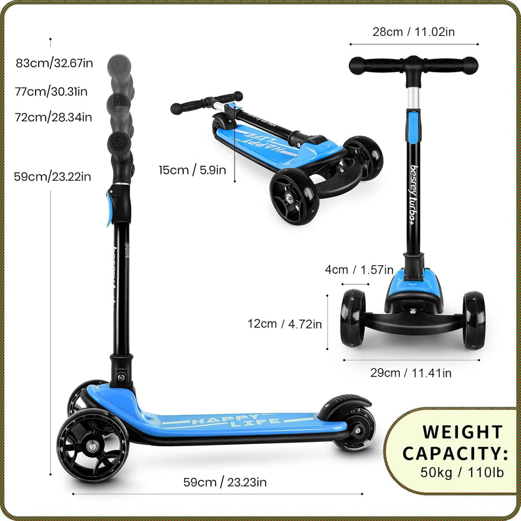 3 Wheel Scooter with 4 Adjustable Height C34257