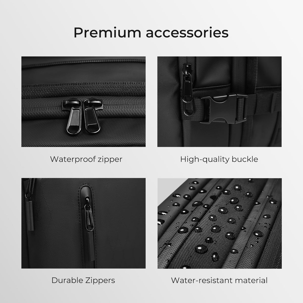 Rolling Backpack Travel with Lock USB C Port O72845