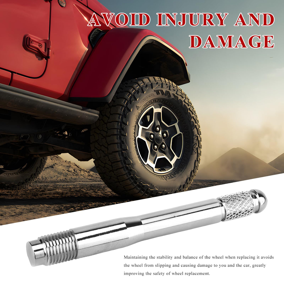 M14 × 1.5 Stainless Steel Wheel Alignment Pin J20826