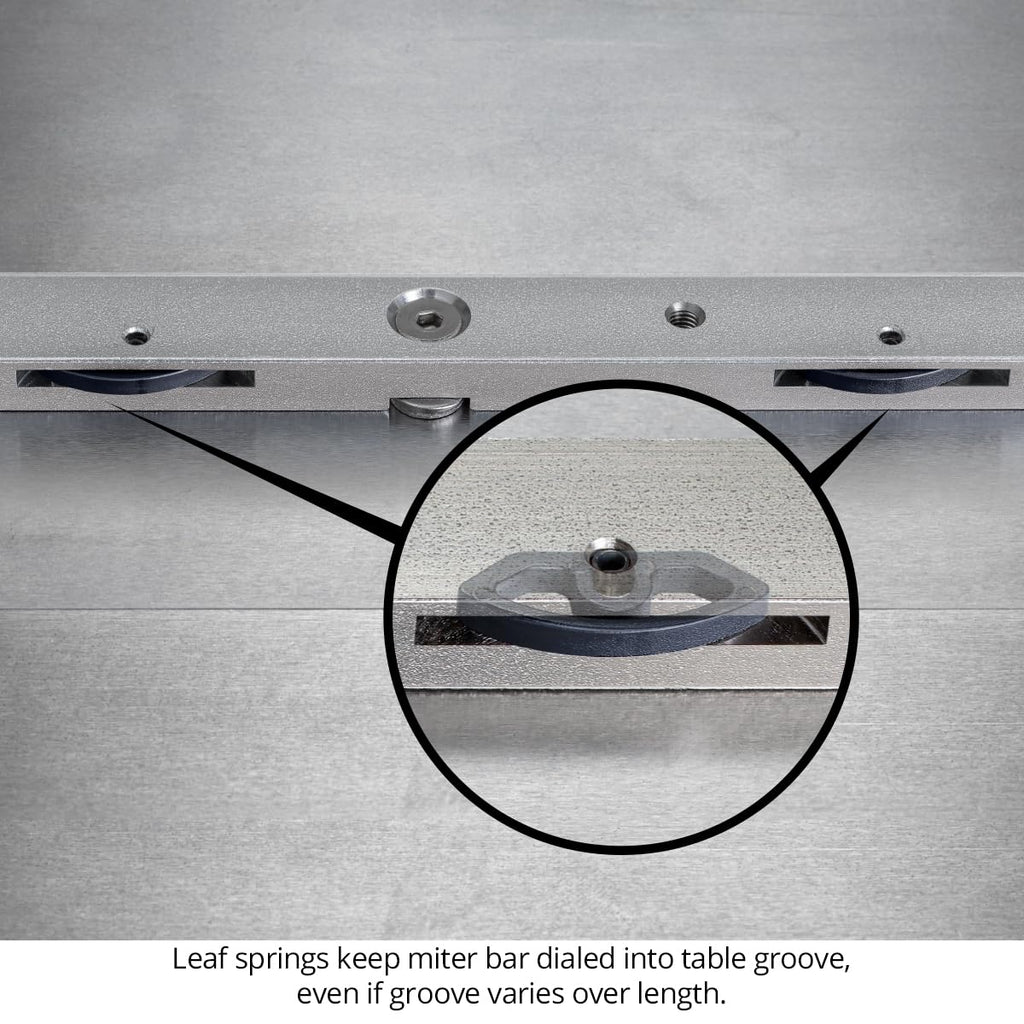 Universal Table Saw Miter Gauge with Extendable Fence S407