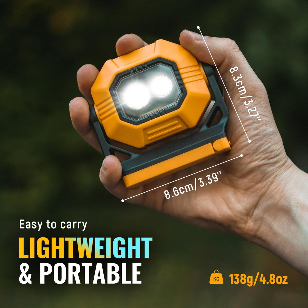 Rechargeable Magnetic Work Light 2 Pack O574630