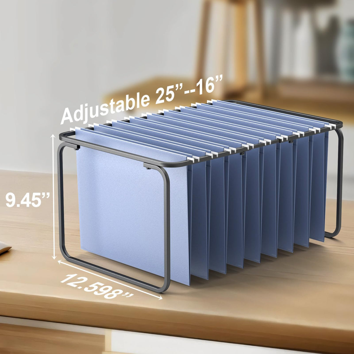 2 Set Adjustable Hanging File Folder Frame Y7470