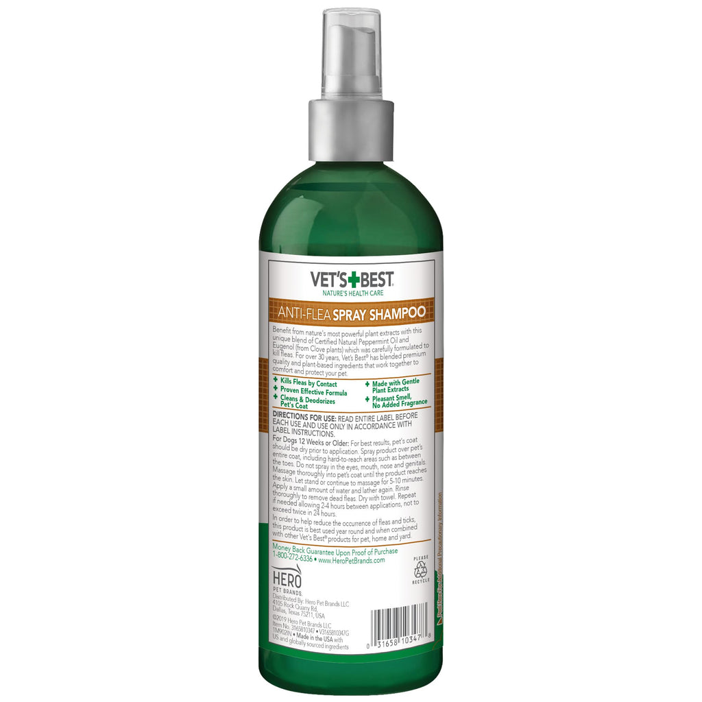 Flea & Tick Shampoo for Dogs 16 oz O3521