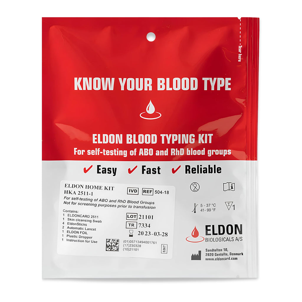 Home Blood Typing Kit V260