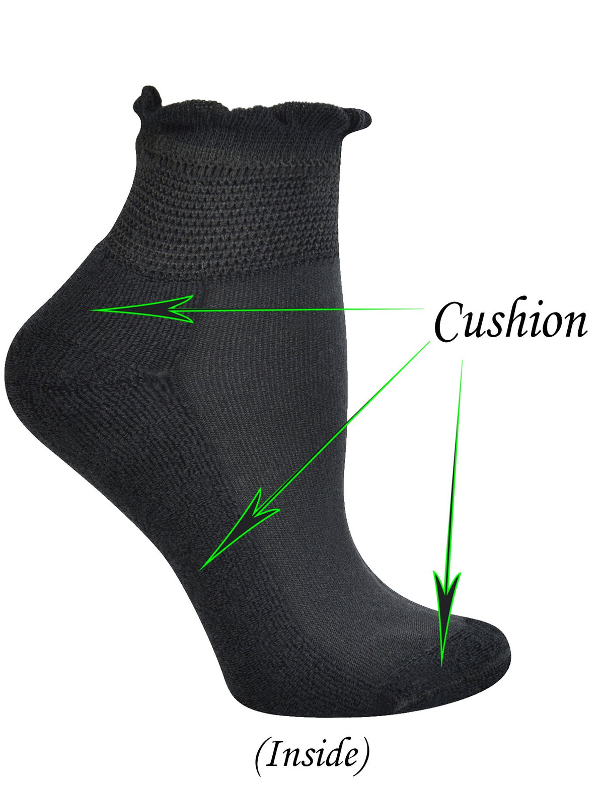 5 Pairs Non-binding Seamless Toe Ankle Socks J233264