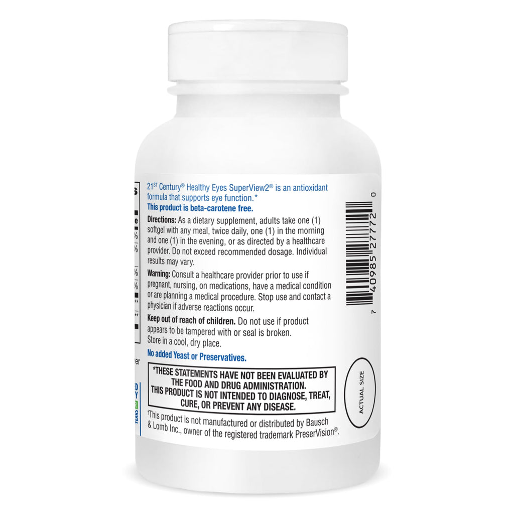 Eye Vitamin Softgels 120 Count O916310