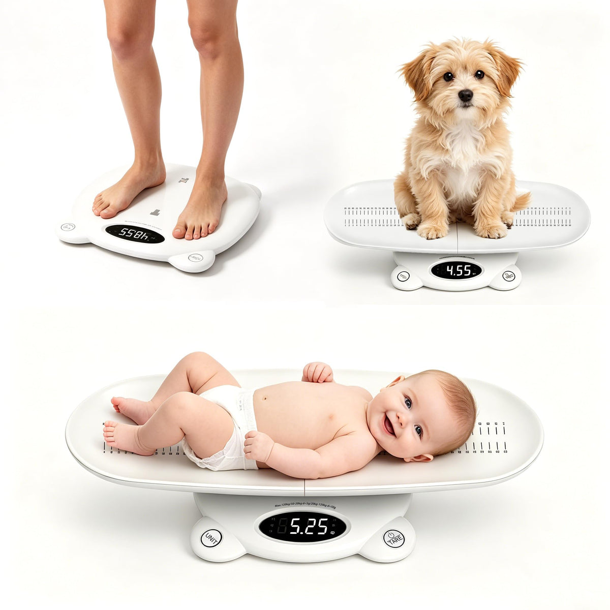 White Digital Baby Scale J531