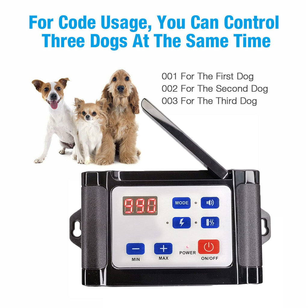 Wireless Dog Fence Training Collar with Remote, Waterproof, 2 Dogs F138