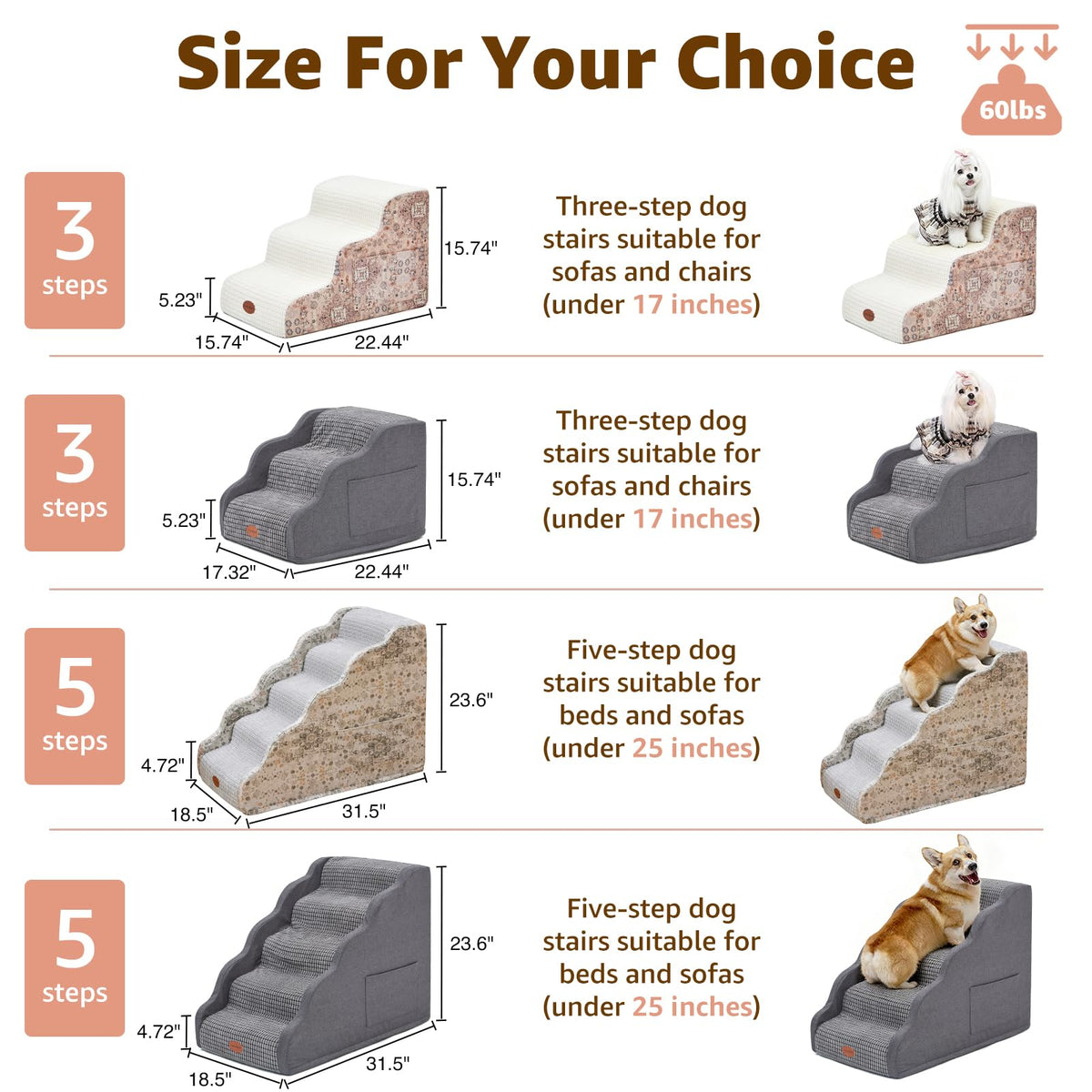 5-Step Foam Pet Steps L8305