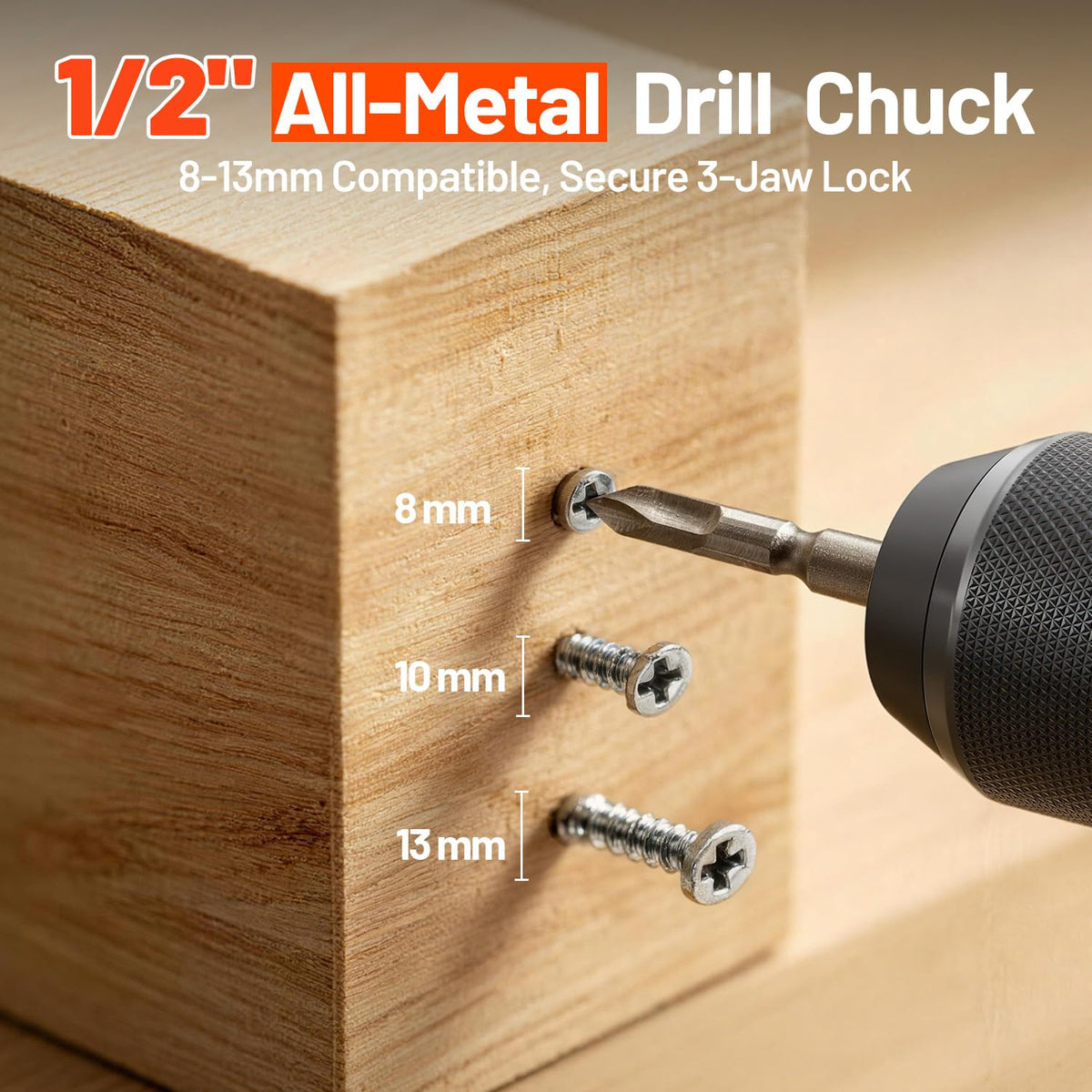 20V Cordless Drill Set 1/2-Inch Keyless Chuck 64-Piece Tool Kit with Bag P848768