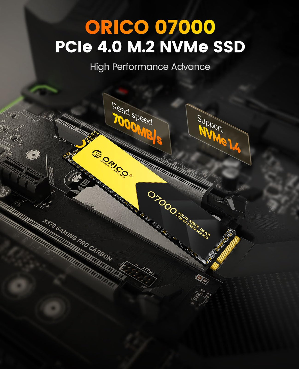 1TB NVMe PCIe 4.0 M.2 2280 Internal Solid State Drive H615055