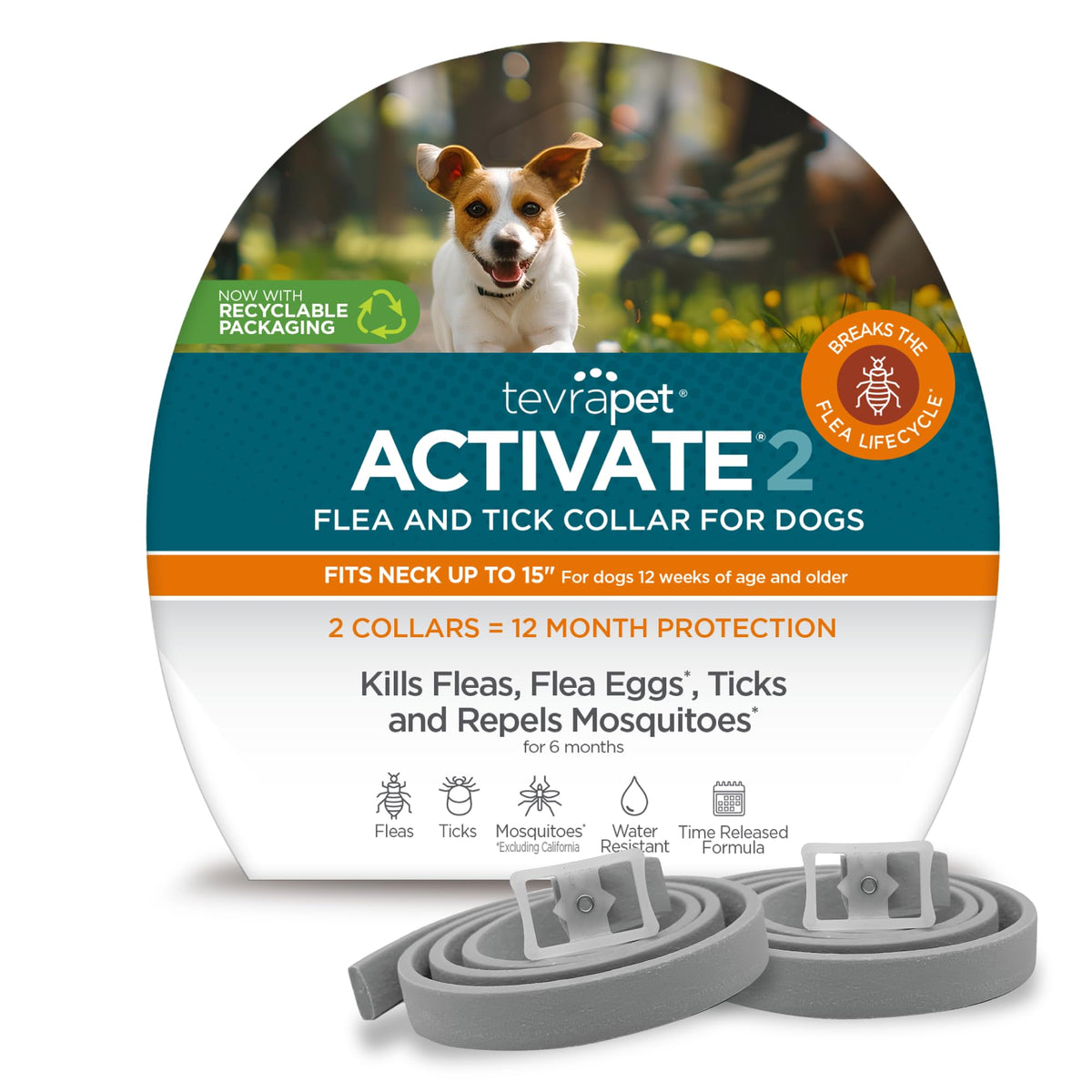 Flea and Tick Collar for Small Dogs M2032